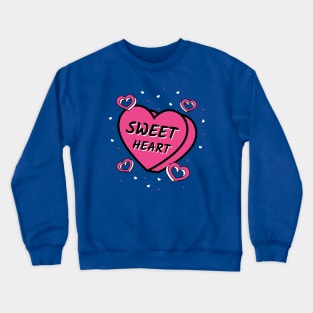 Sweet Heart Valentines Day Crewneck Sweatshirt